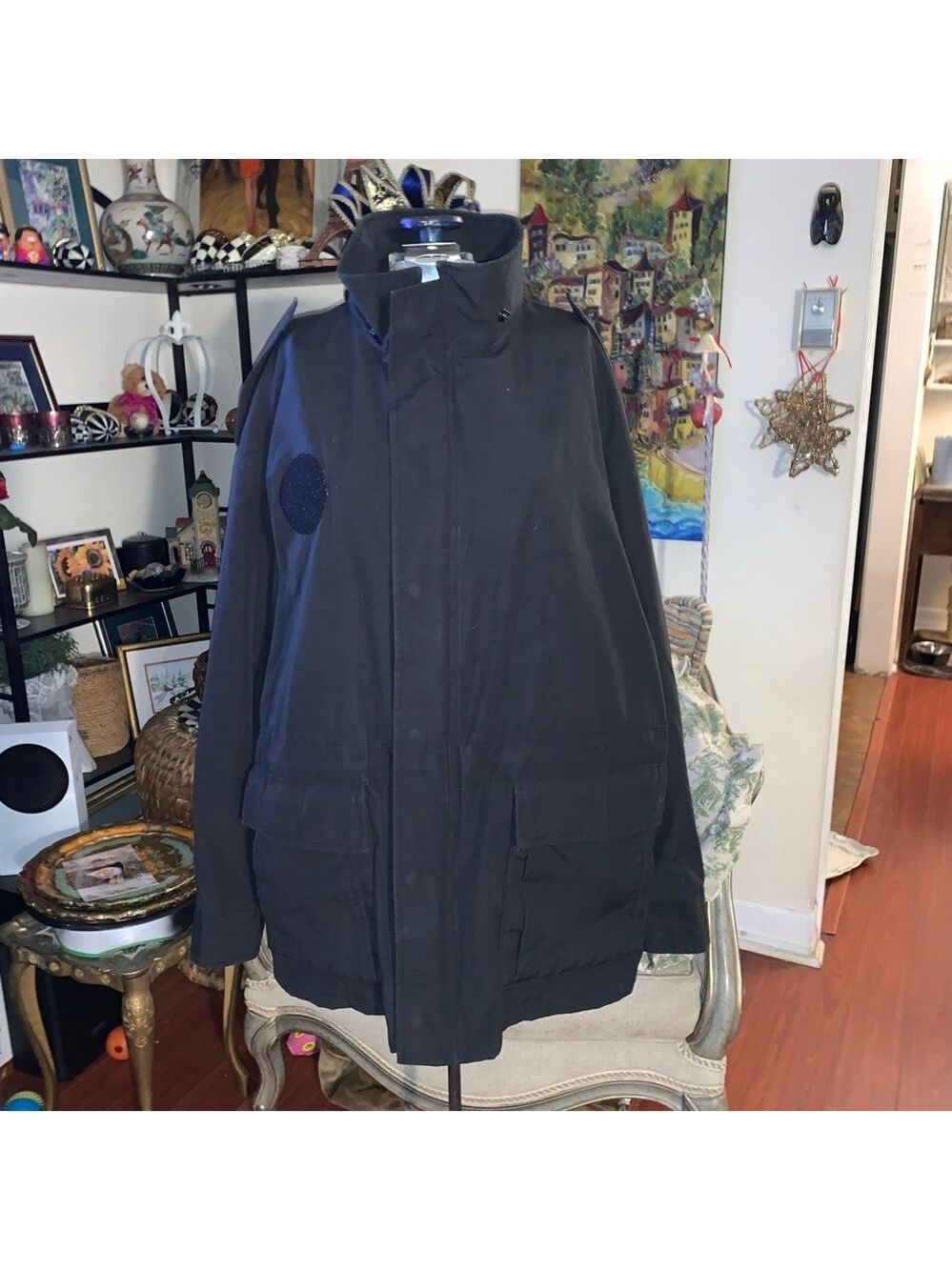 Men's Cadets Canada Black All-Season Cadet Coat XL